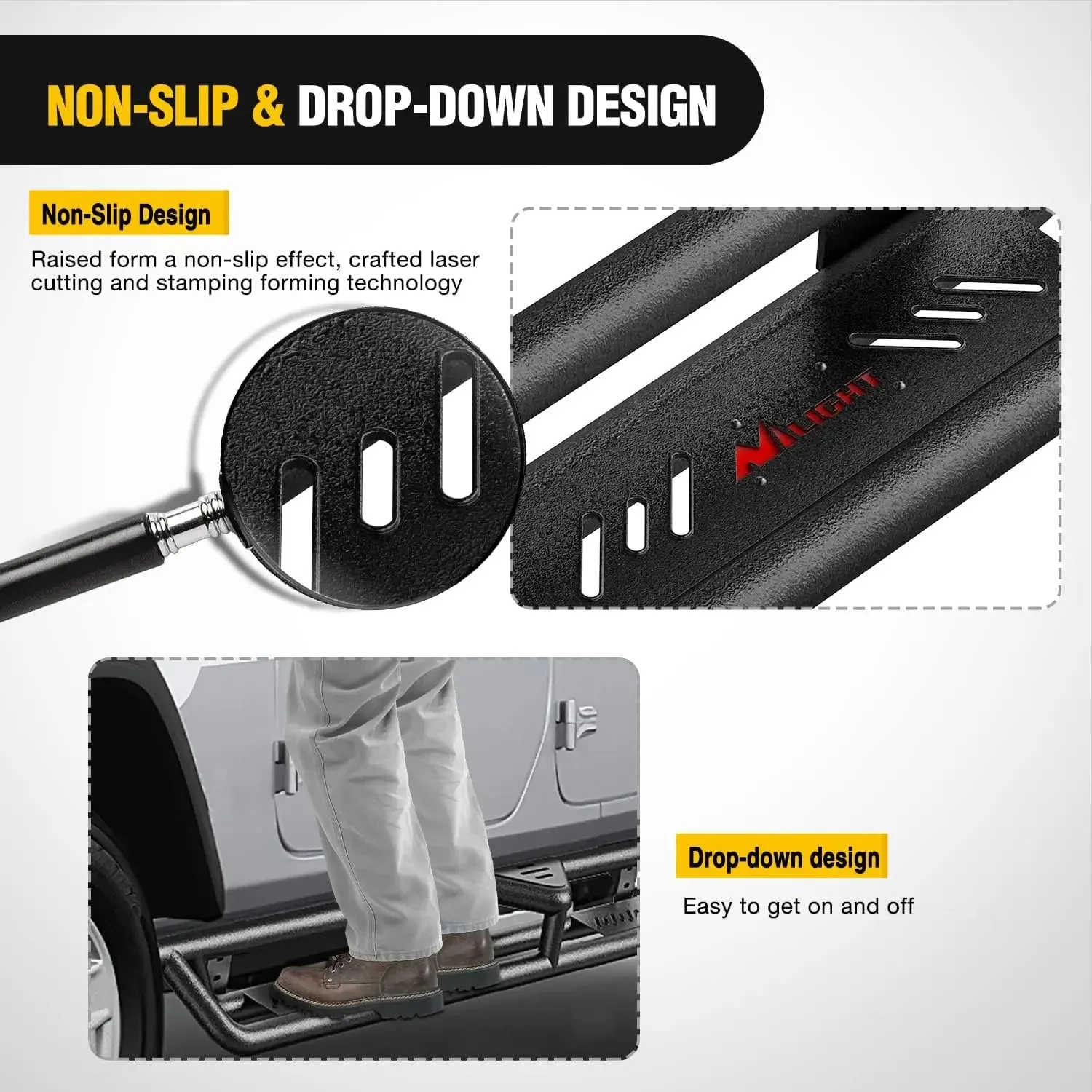 2020-2023 Jeep Gladiator JT 4 Door Running Boards