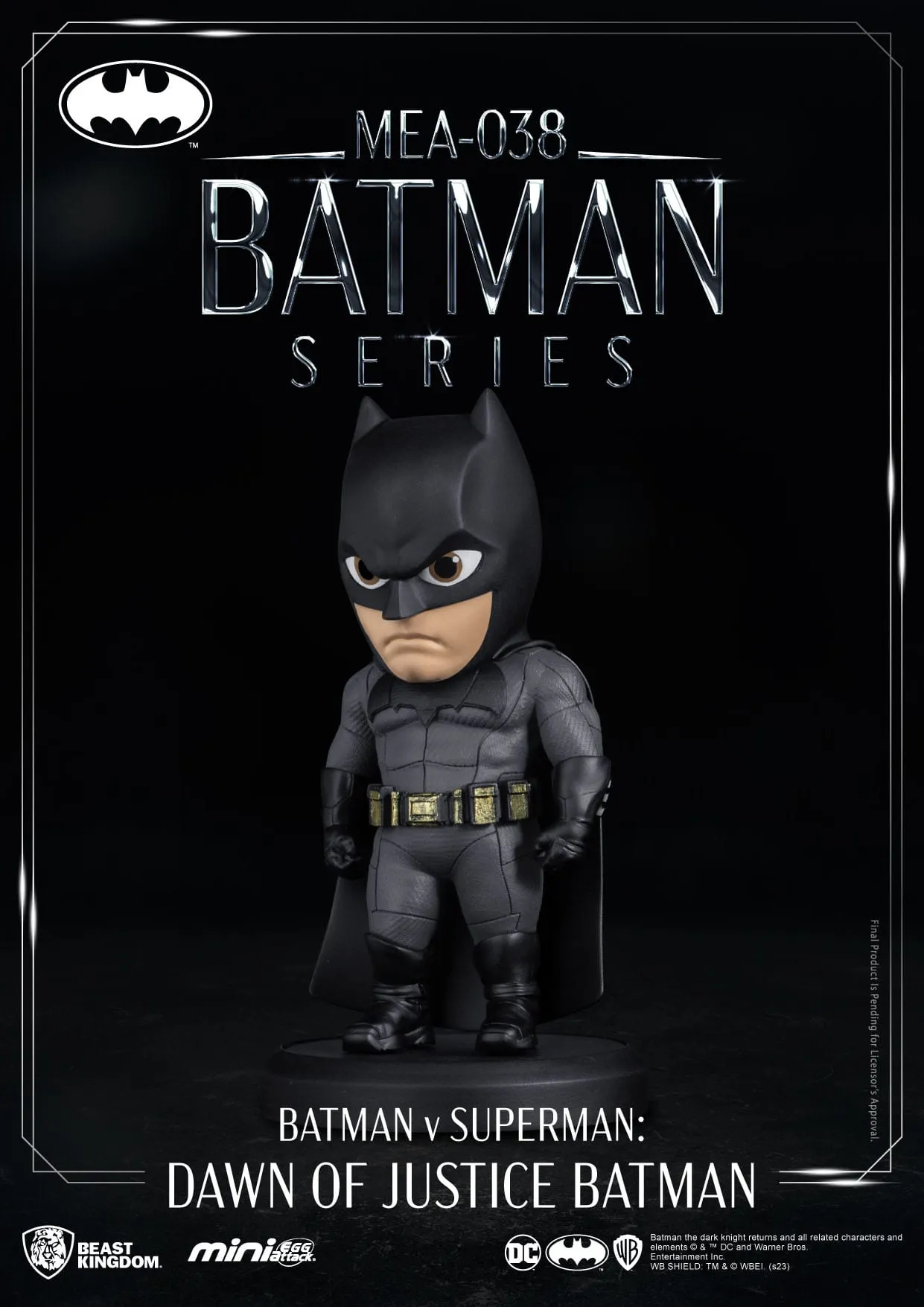 Beast Kingdom DC Comics Batman v Superman: Dawn of Justice Batman Mini Egg Attack Figure