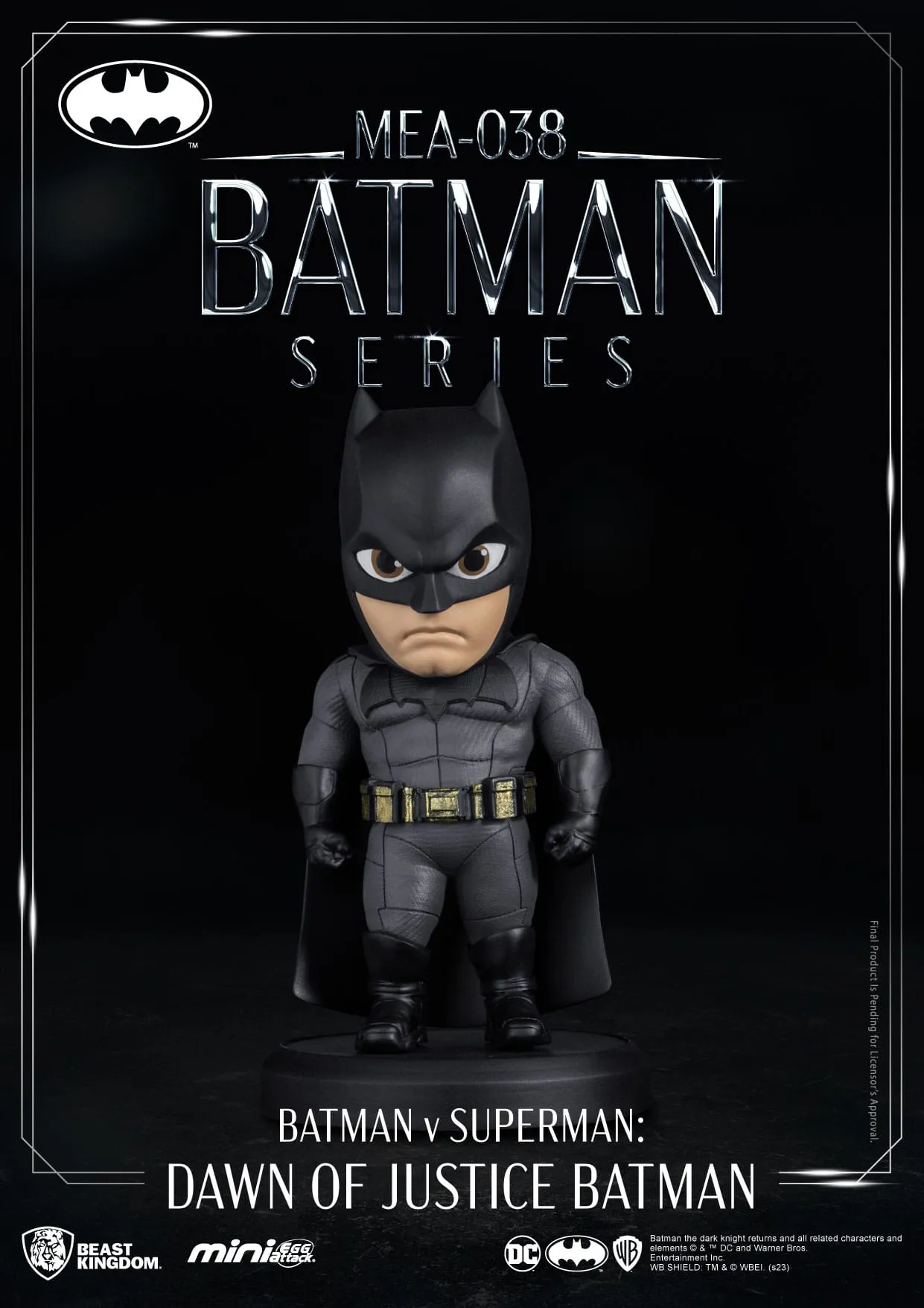 Beast Kingdom DC Comics Batman v Superman: Dawn of Justice Batman Mini Egg Attack Figure