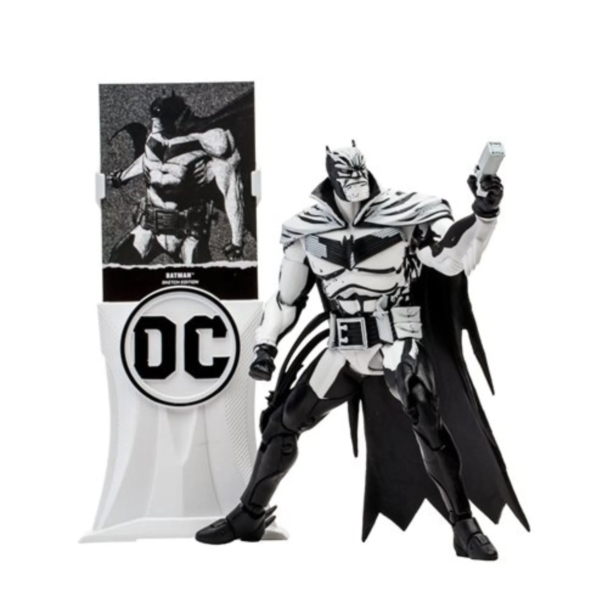 DC Multiverse Exclusive Gold Label Batman White Knight (Sketch Edition)