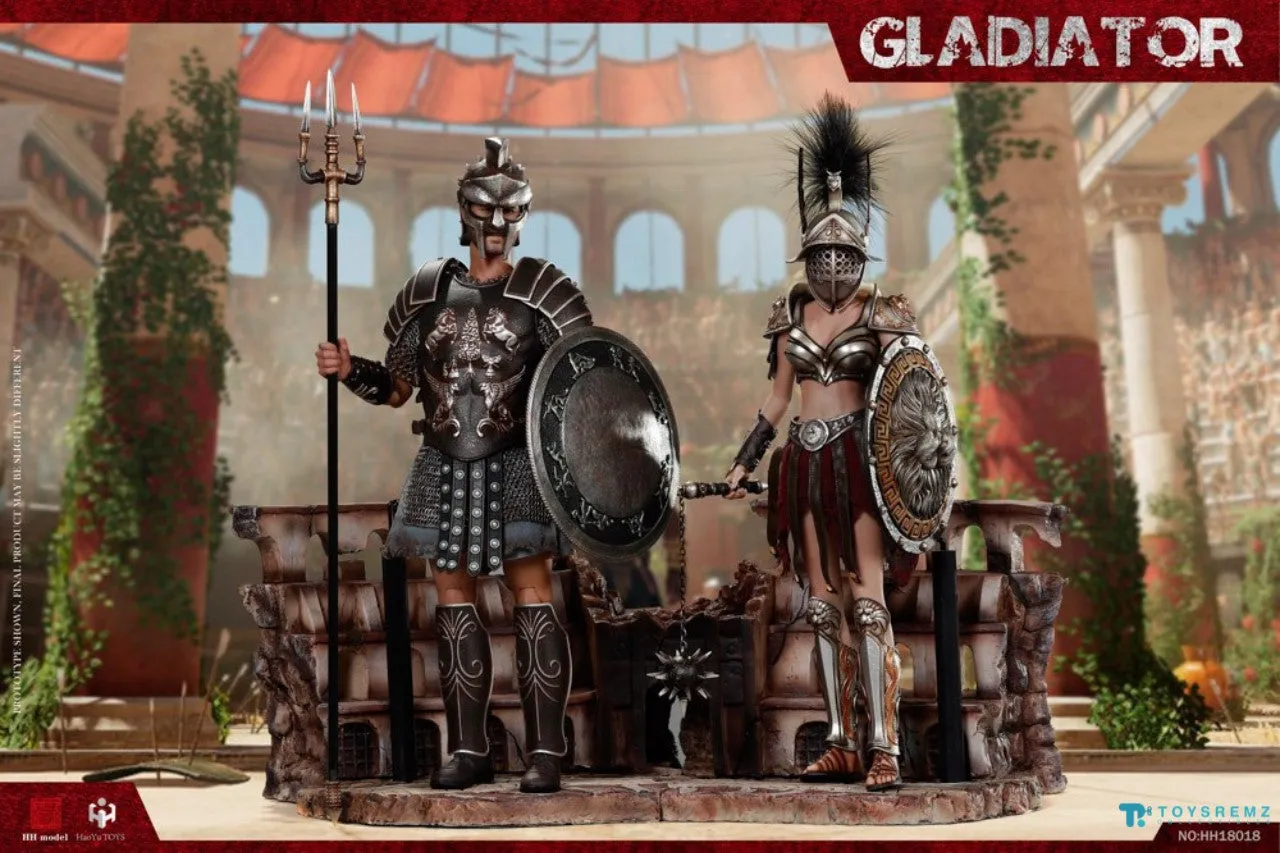 Gladiator With Imperial Female Warrior - Empire Legion (Dual Figure Version)