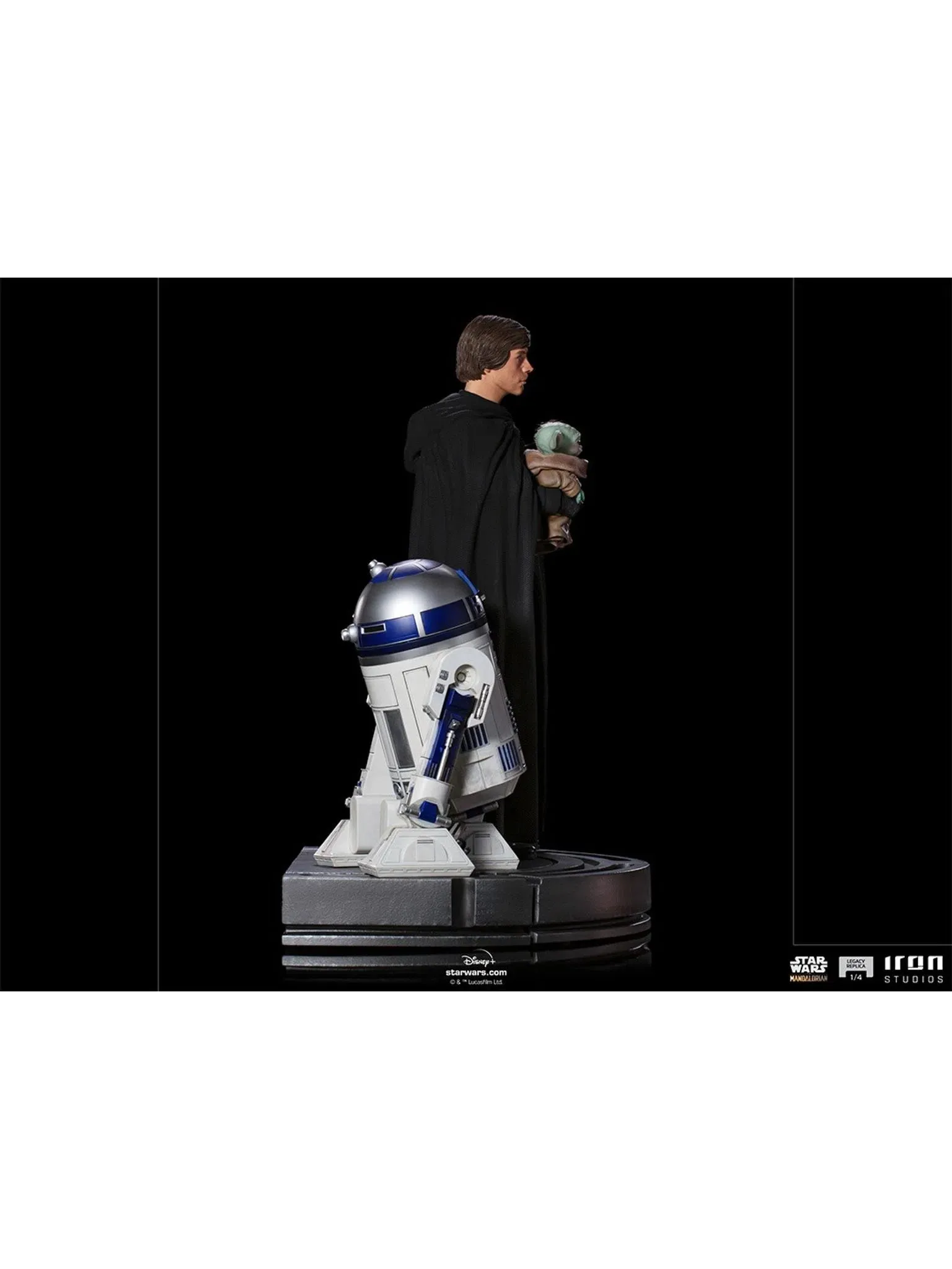 IRON STUDIOS LUKE SKYWALKER, R2-D2 AND GROGU LEGACY REPLICA 1/4 - LUCSWR49321-14