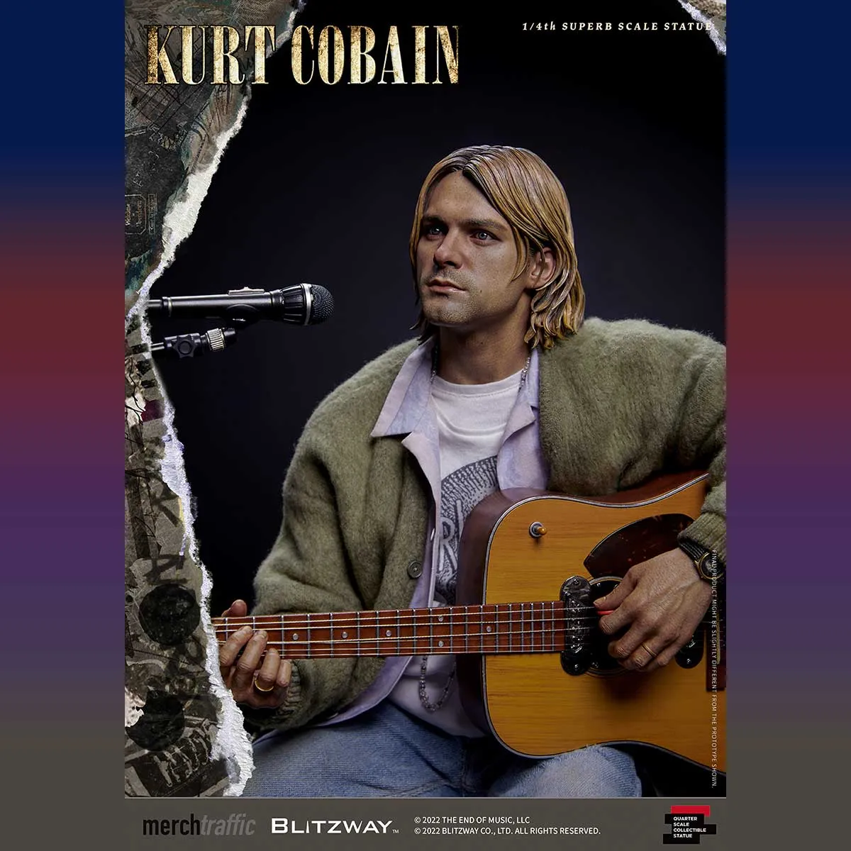 Kurt Cobain "Kurt Cobain" 1/4 Scale Statue
