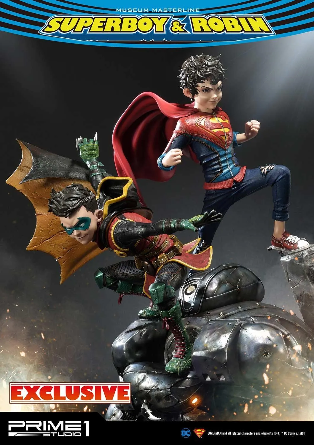 PRIME 1 STUDIO SUPERBOY AND ROBIN EXCLUSIVE VERSION MMDC-38EX