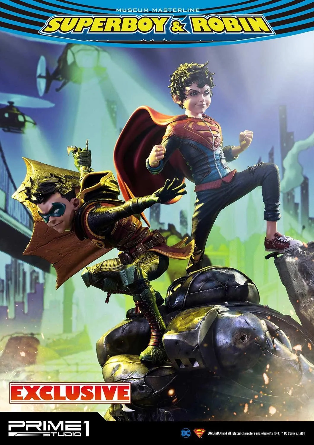 PRIME 1 STUDIO SUPERBOY AND ROBIN EXCLUSIVE VERSION MMDC-38EX