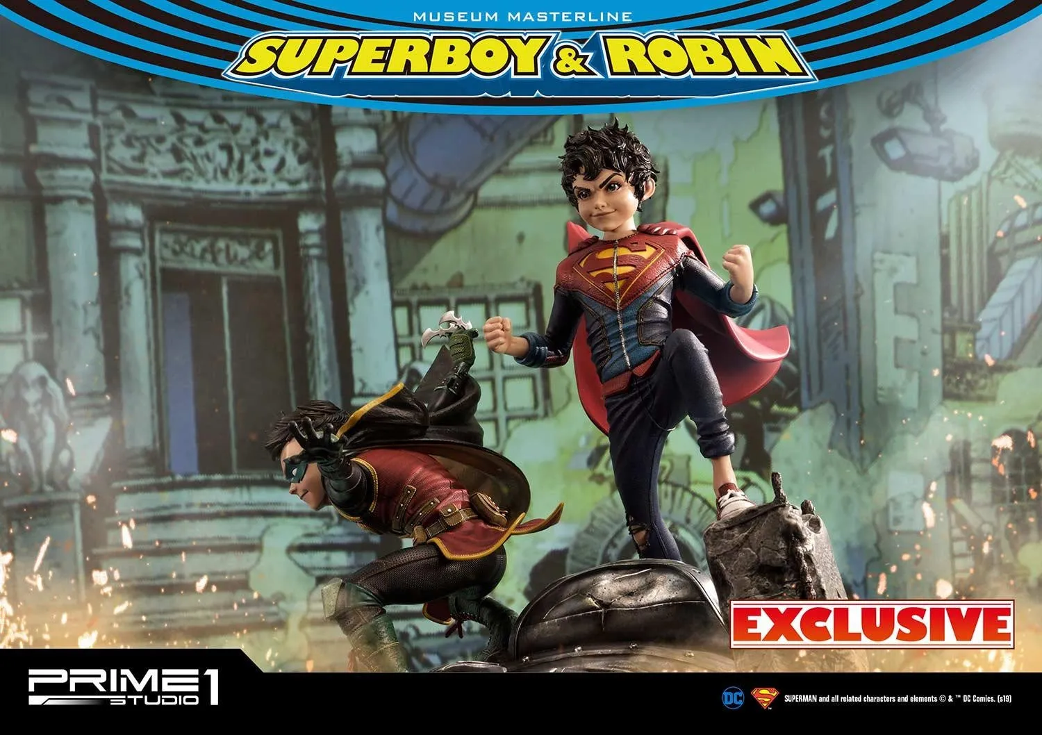 PRIME 1 STUDIO SUPERBOY AND ROBIN EXCLUSIVE VERSION MMDC-38EX