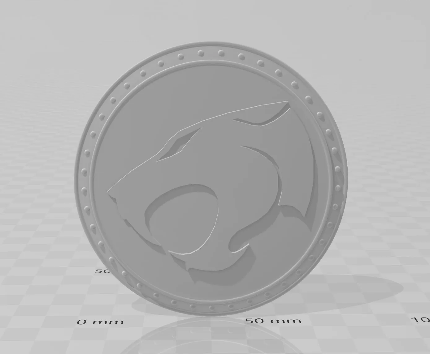 Thundercats Round Shield with Rivets 80mm