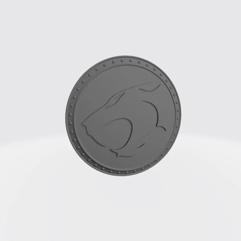 Thundercats Round Shield with Rivets 80mm